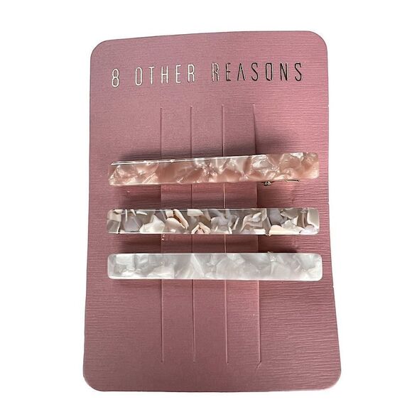 8 Other Reasons Resin Barrette NWT - Picture 1 of 8
